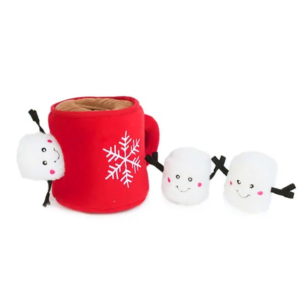 Interactive Hot Chocolate & Marshmallows Dog Toy